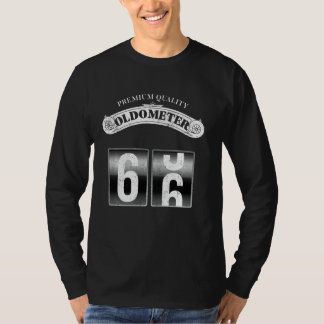 Camiseta Retro Oldometer 65-66 Engraçado 66º aniversário