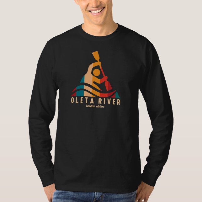 Camiseta Retro Oleta River Kayaking (Frente)