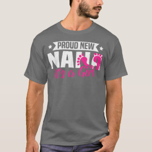 Camiseta Retro Orgulhoso Nova Nana É uma Reve de Gênero Men