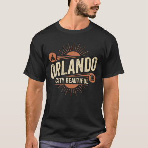 Camiseta Retro Orlando Cidade Bonita Florida Explosão de So