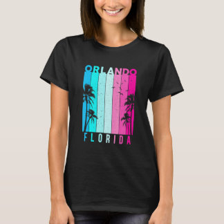 Camiseta Retro Orlando Florida Beach Summer Tropical Souven