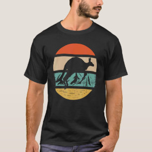 Camiseta Retro Outback Austrália Animal Zoo Animal Kangar