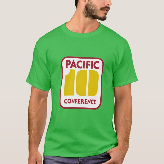 Camiseta Retro Pac10 Conferência que Equipe em Los Angeles (Frente)