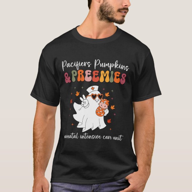 Camiseta Retro Pacificadores Pumpkins Preemies Graças Nic (Frente)