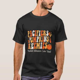 Camiseta Retro Pacificadores Pumpkins Preemies Graças Nic