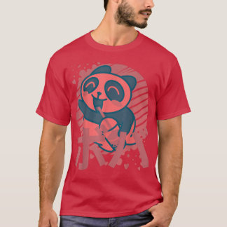 Camiseta Retro Panda Boba Japanese Graphic 