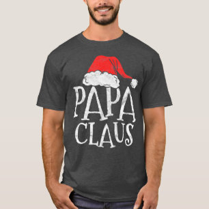 Camiseta Retro Papa Claus Gift Papais noeis de Natal Engraç