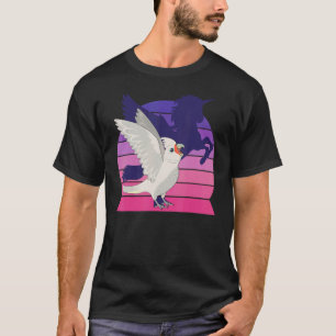Camiseta Retro Papagaio Eu Asalei Unicórnio Gofin