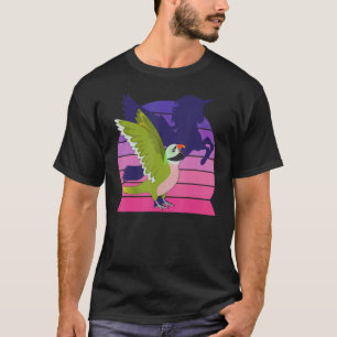 Camiseta Retro Papagaio I Asalava Unicórnio I Mustache Para