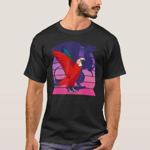 Camiseta Retro Papagaio I Dragão Eu Gritando Mac de asas ve