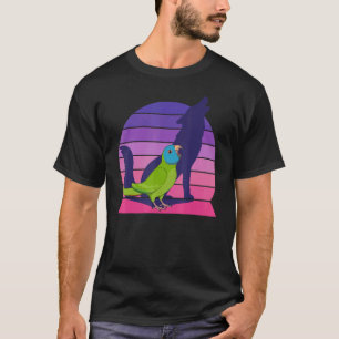 Camiseta Retro Papagaio I Howling Wolf I Gritando Coroa Azu
