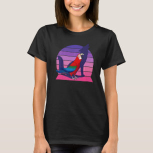 Camiseta Retro Papagaio I Howling Wolf I Gritando De Esquer