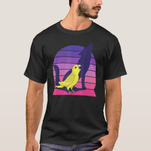 Camiseta Retro Papagaio I Howling Wolf I Gritando Par Amare