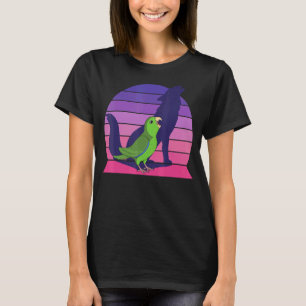 Camiseta Retro Papagaio I Howling Wolf I Gritando Parr Verd