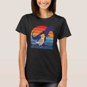 Camiseta Retro Papagaio I Tyrannosaurus Rex I Gritando Cock