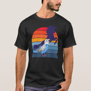 Camiseta Retro Papagaio I Unicórnio Gritando Blue Budget