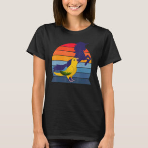 Camiseta Retro Papagaio I Unicórnio Gritando Rainha de Bava