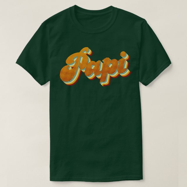 Camiseta Retro Papi (Frente do Design)