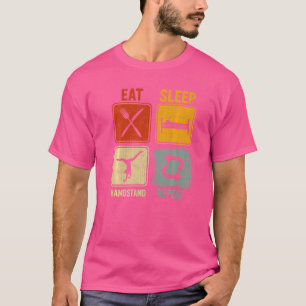 Camiseta Retro Para O Suporte De Suspensão De Comida Do Gym