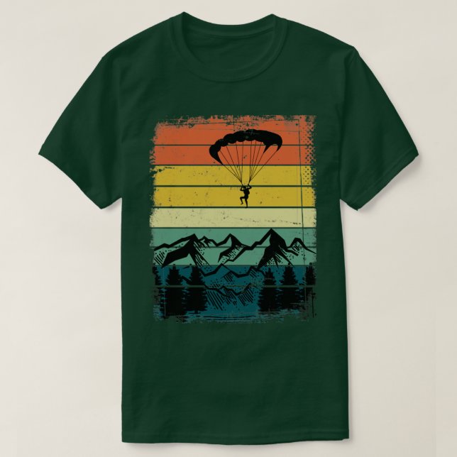 Camiseta Retro Parapente (Frente do Design)