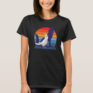 Camiseta Retro Parrot I Howling Wolf I Gritando Cockatoo 1