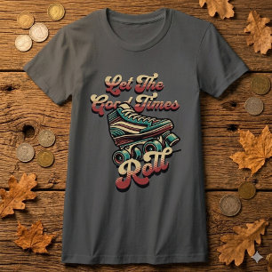 Camiseta Retro Patins de Roda 80s
