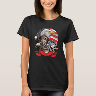 Camiseta Retro Patriotic USA I American Flag I Retro 4th Ju