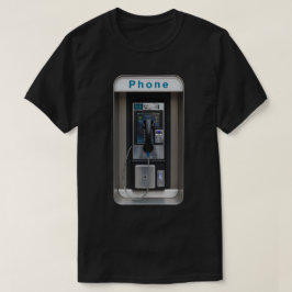 Camiseta Retro Payphone Design, Vintage Telephone Booth Art