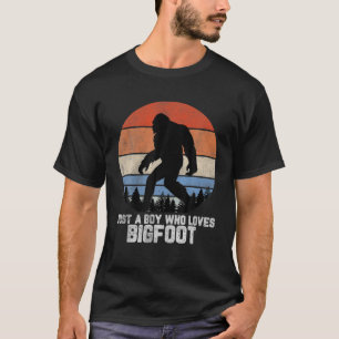 Camiseta Retro Pé Grande Pé Grande Kid Meninos Pé Grande