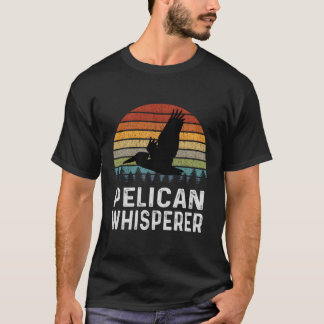 Camiseta Retro Pelican Whisperer Funny Pelanes Lover