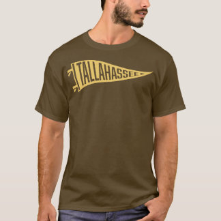 Camiseta Retro Pennant Tallahassee Tan Dourado