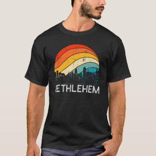 Camiseta Retro Pennsylvania Bethlehem Horizonte Urbano Vint