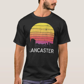 Camiseta Retro Pennsylvania Lancaster Skyline Vintage Urban