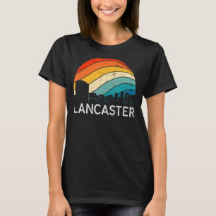 Camiseta Retro Pennsylvania Lancaster Skyline Vintage Urban