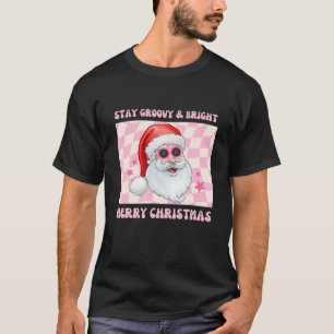 Camiseta Retro Permanência Groovy Brilhante Papais noeis de