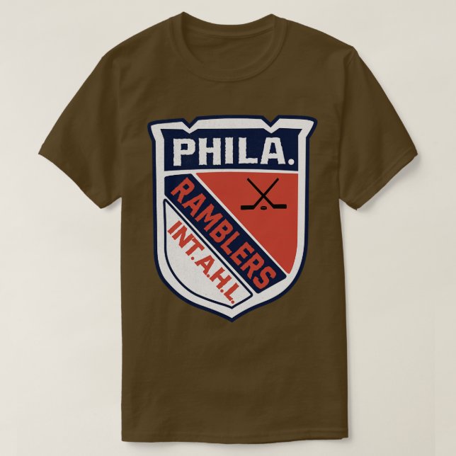 Camiseta Retro Philadelphia Ramblers Hockey 1941 (Frente do Design)