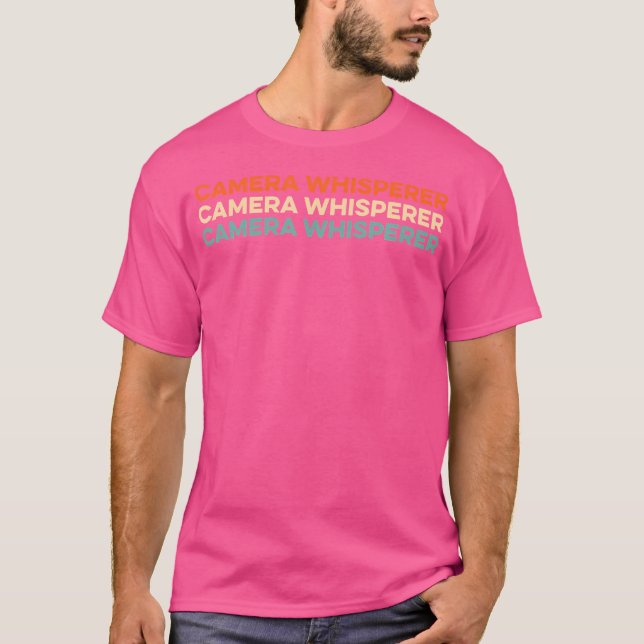 Camiseta Retro Photographer - Camera Vintage Photography (Frente)