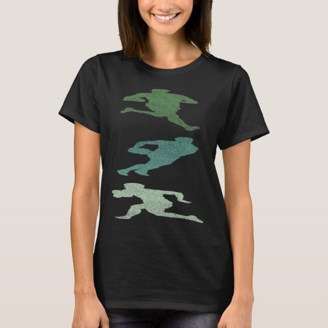 Camiseta Retro Player de Rugby (Frente)