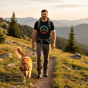 Camiseta Retro pôr do sol Montanha master