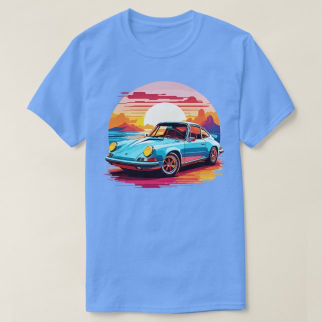 Camiseta Retro Porsche (Frente do Design)