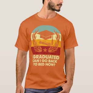 Camiseta Retro Posso Voltar Para A Cama Agora Engraçado