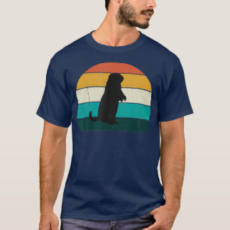 Camiseta Retro Prairie Dog Sunset Legal Campo de Vintage