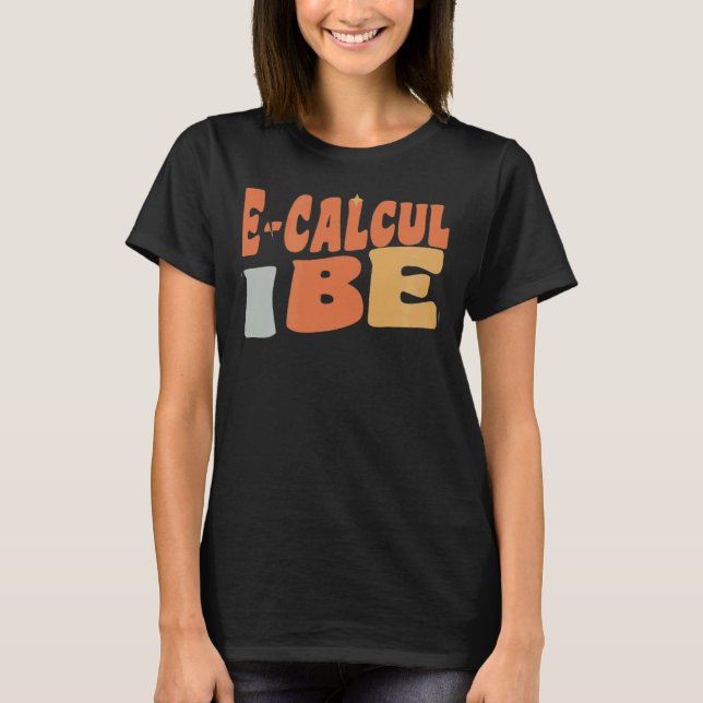 Camiseta Retro Pre calculus Vibes Teacher Women Kids (Frente)
