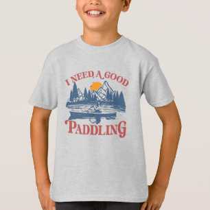 Camiseta Retro Preciso De Um Bom Paddling Kayaking Kayaker