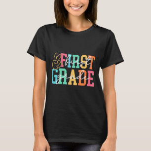 Camiseta Retro Primeira Série Preppy De Volta à Escola Prof