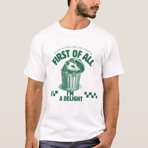 Camiseta Retro 'Primeiro de tudo, sou um delicioso'