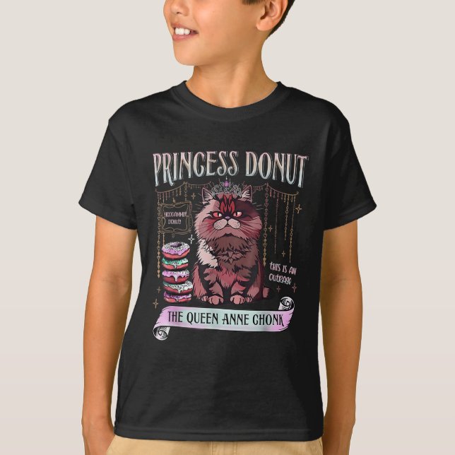Camiseta Retro Princesa Rosquinha Dungeon Crawler Carl Book (Frente)