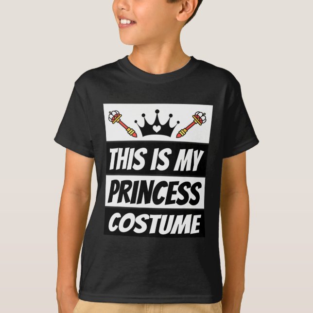 Camiseta Retro Princess Costume Halloween Costume (Frente)