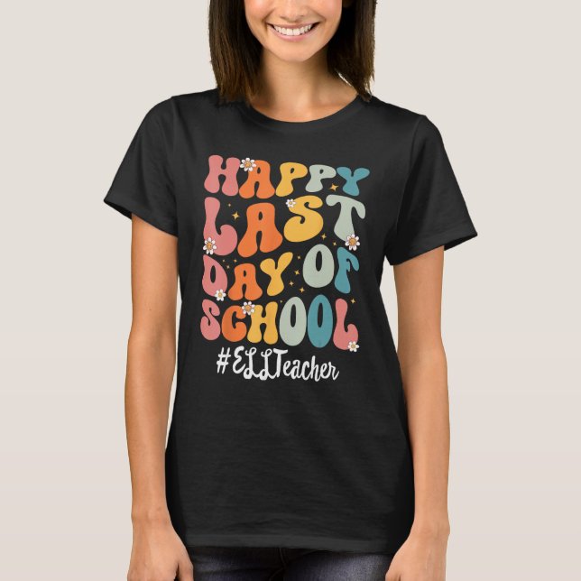 Camiseta Retro Professor da ELL Feliz Dia Passado de Profes (Frente)