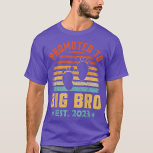 Camiseta Retro Promoted To Big Bro Est